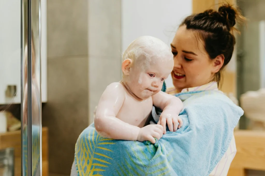 47 Haftalık Bebek: Banyo Sonrası Cilt Bakımı