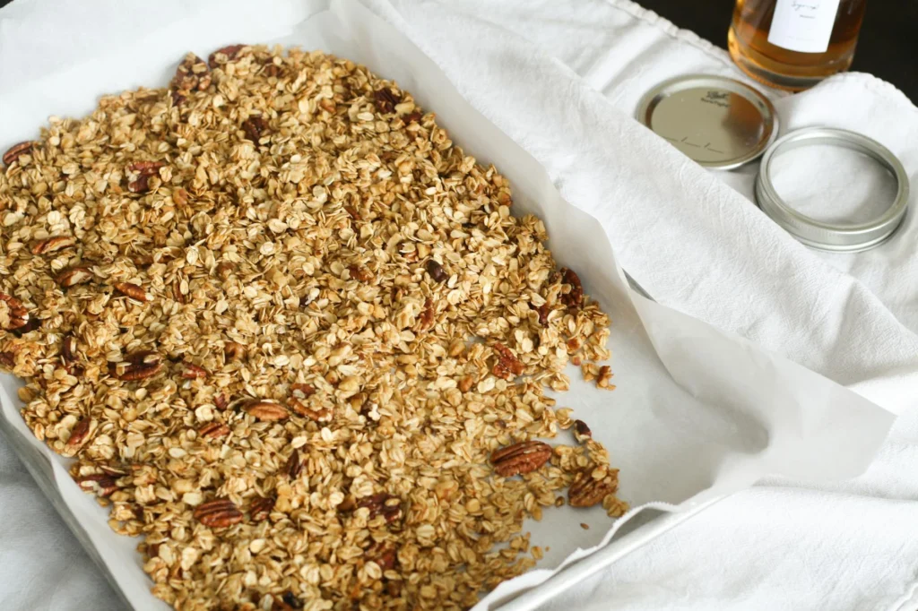 Minik Gurmeler İçin Ev Yapımı Az Şekerli Granola Bar